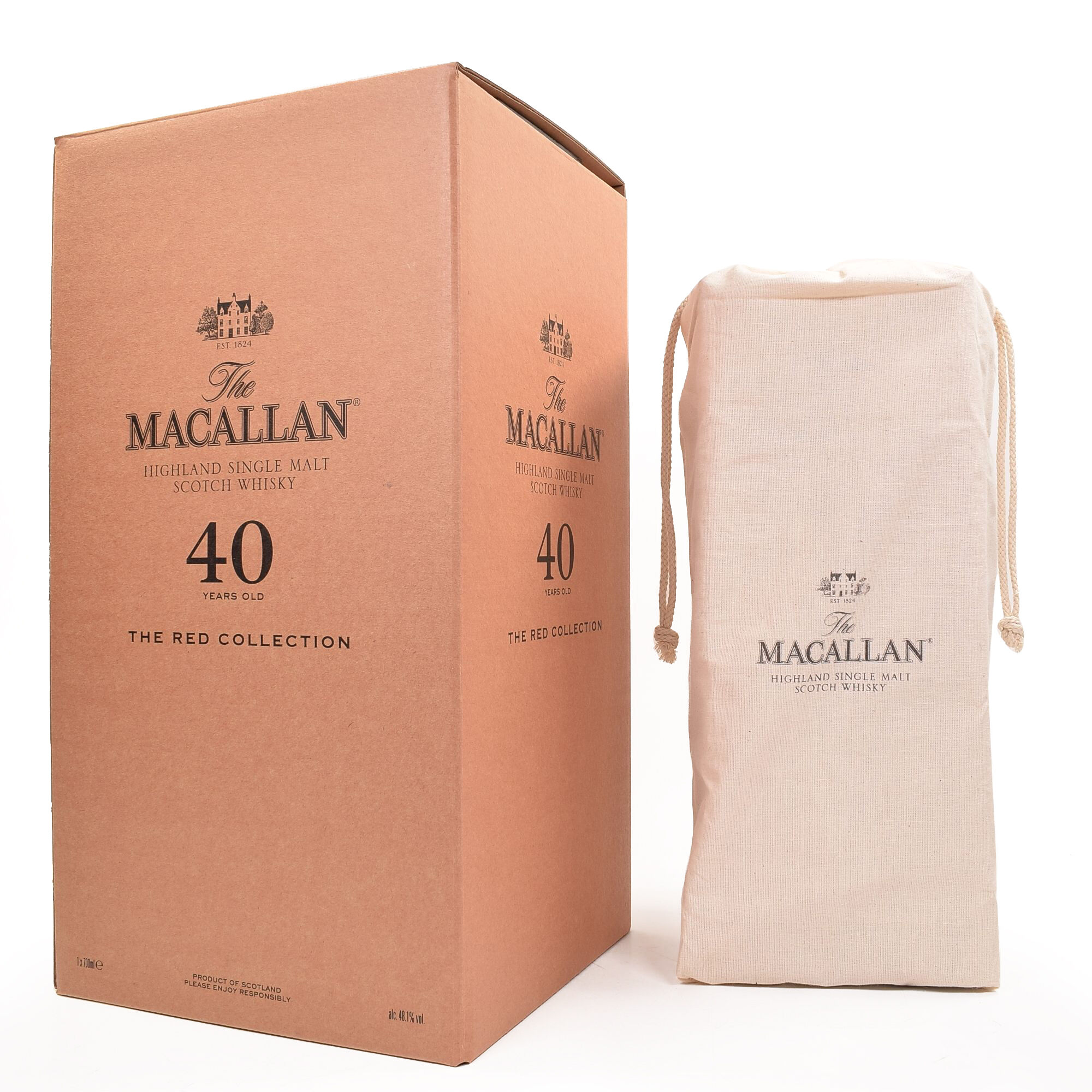 Macallan - The Red Collection - 40 year old Whisky 70cl