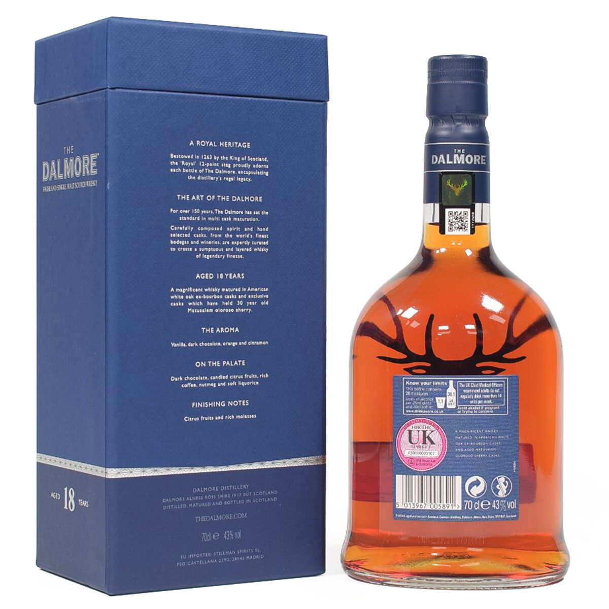 DALMORE 18 ans Of 43%